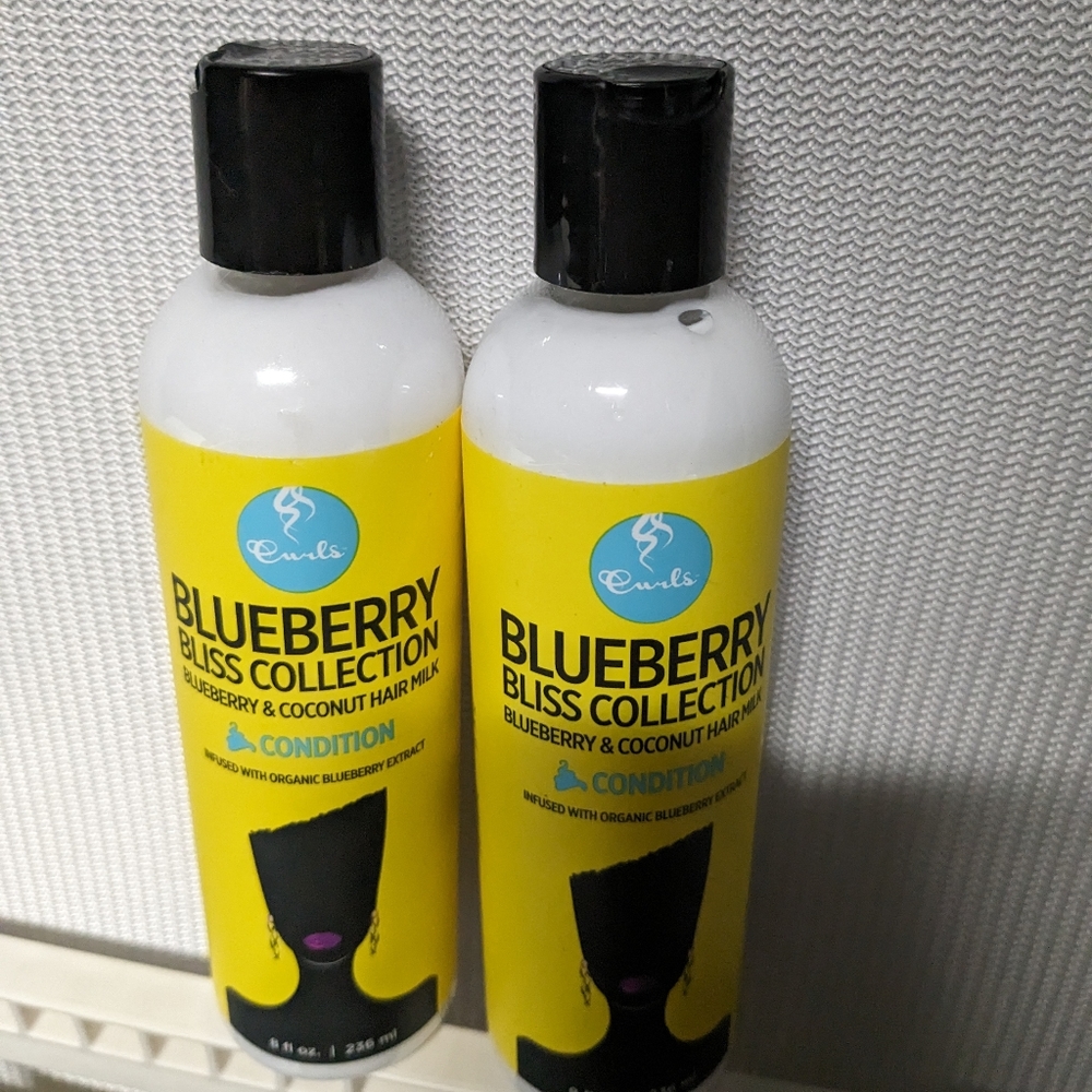 Curls Blueberry Bliss blueberry & coconut hair milk x2
